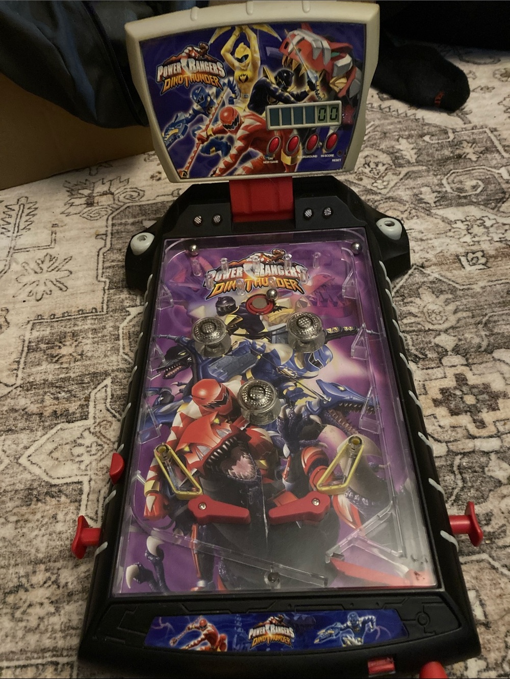MGA 2004 Power Rangers Dino Thunder Electronic Pinball Game